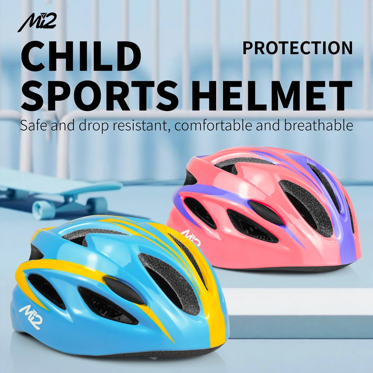 OEM Kids Skate Helmet Hard Shell Adjustable Shock Absorbing Bicycle Outdoor Sports Protective Helmet for Children Roller Sakte